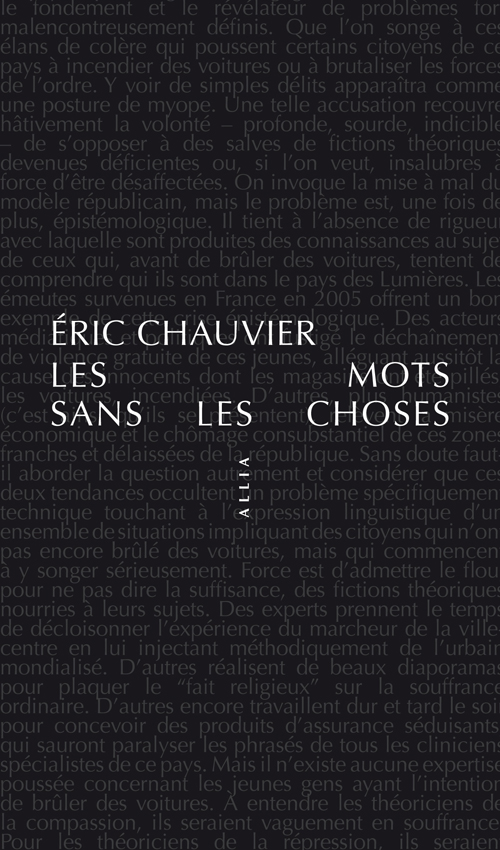 "Les Mots sans les choses" : lecture/arpentage à la BFM de Limoges