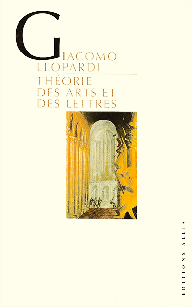 Théorie des arts et des lettres