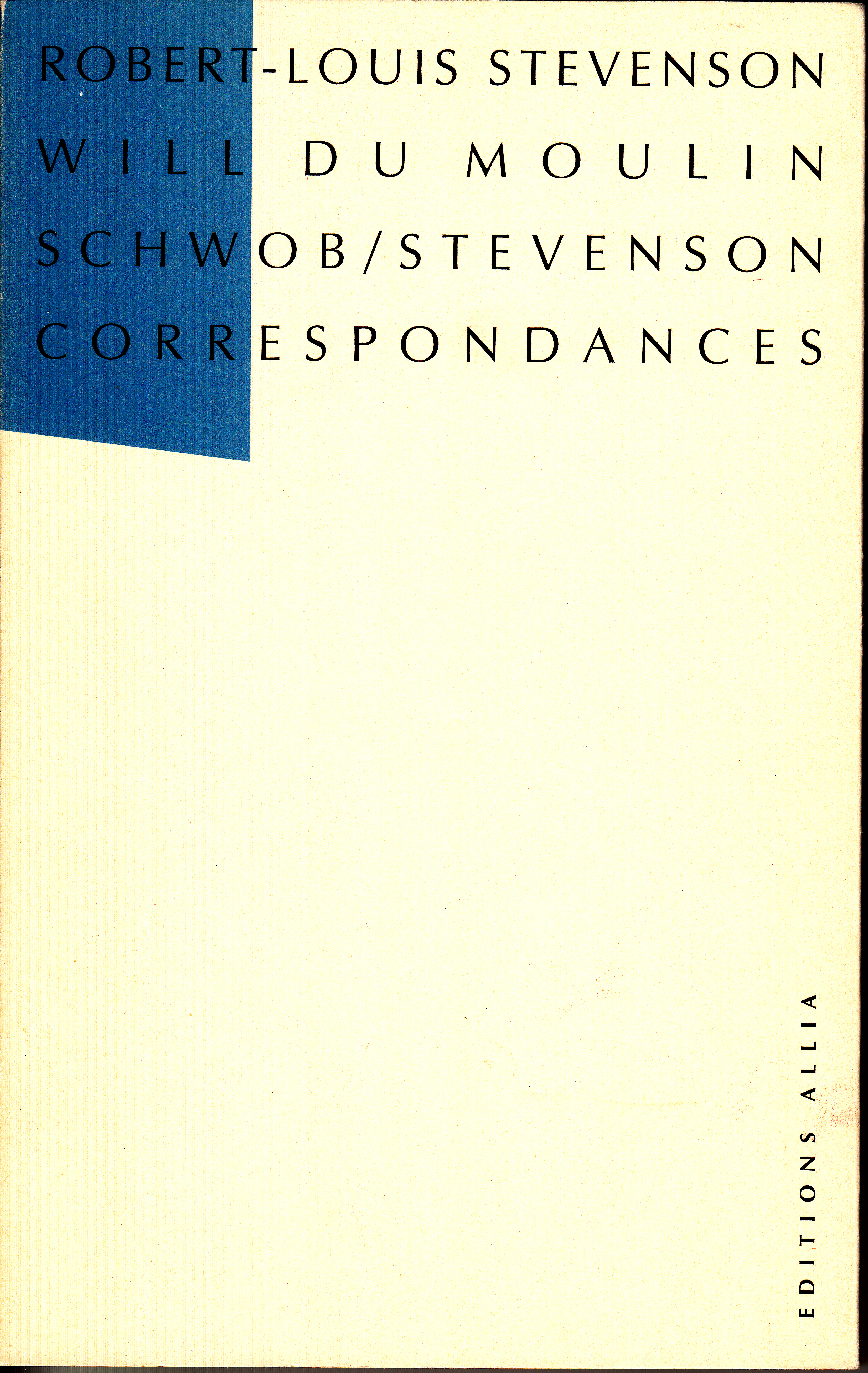 Correspondances Schwob / Stevenson
