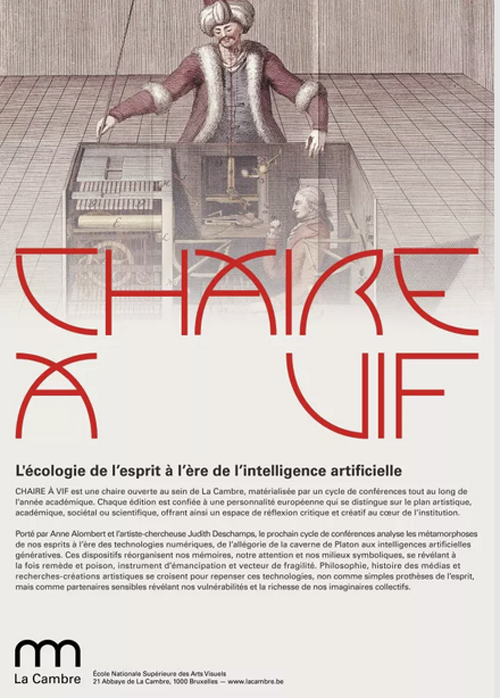 La Cambre : conf&eacute;rence d&rsquo;Anne Alombert (2/3) 