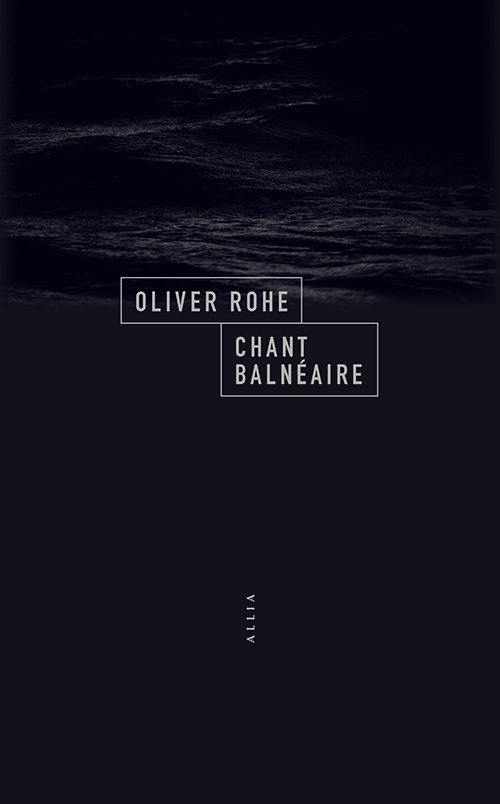 Festival du Premier roman : Oliver Rohe à Chambéry !