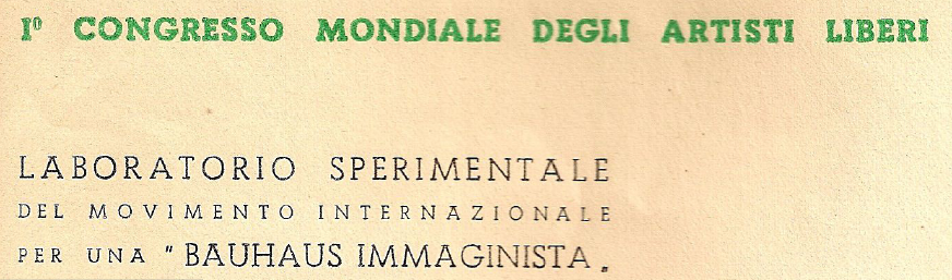 Primo congresso mondiale degli artisti liberi 