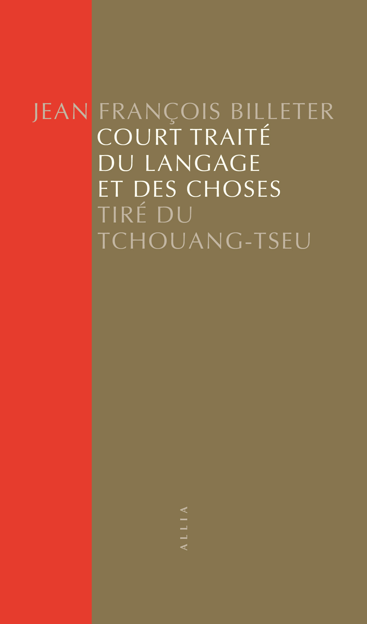 Court Traité du langage et des choses